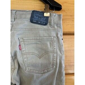 Levi's 510 Jeans Pants - Size 18Reg 29x29 - Khaki Tan - Skinny Stretch Fit
